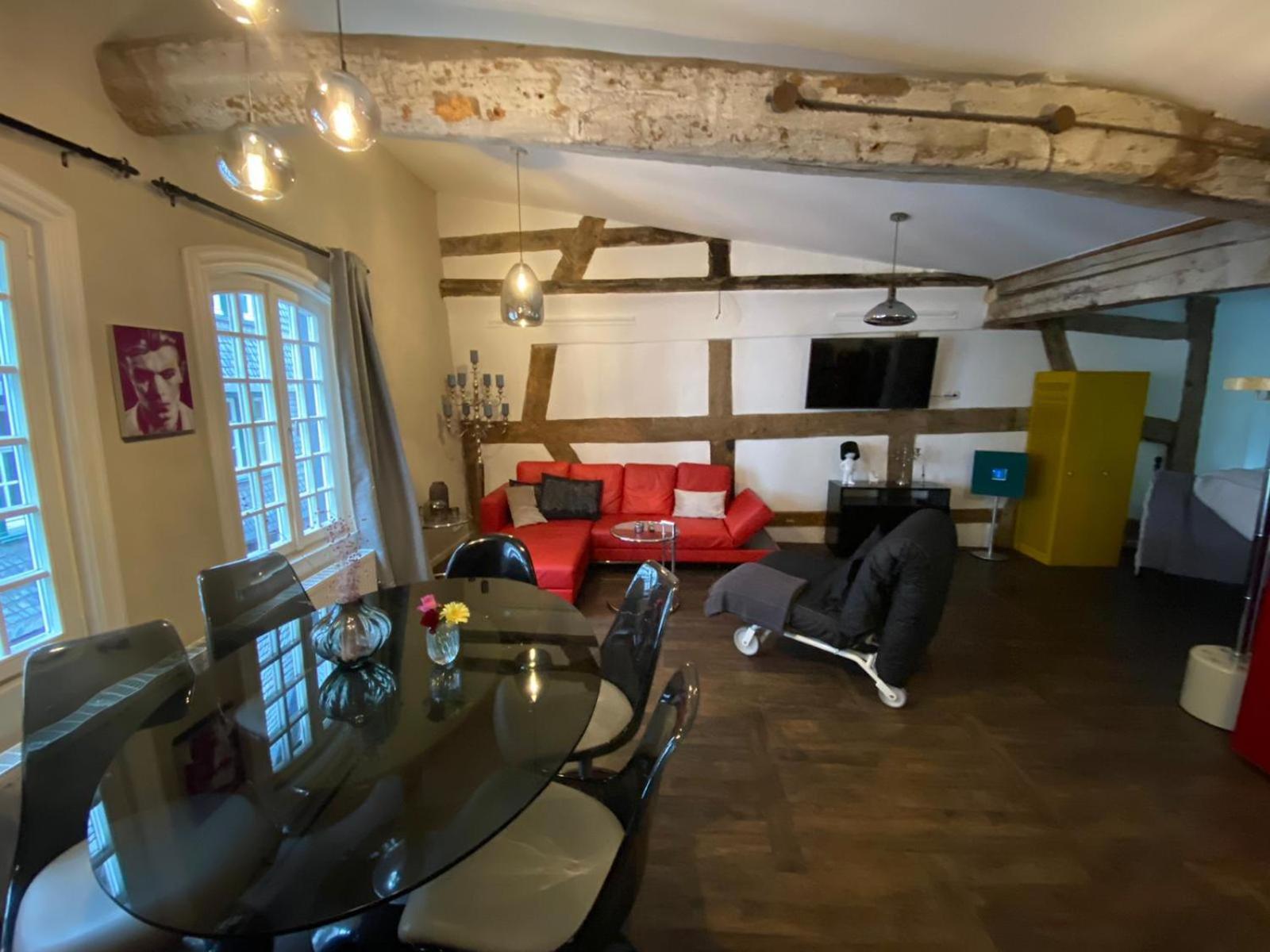 Manoir -1654- Historisch Schlafen In Monschaus Altstadt Стая снимка